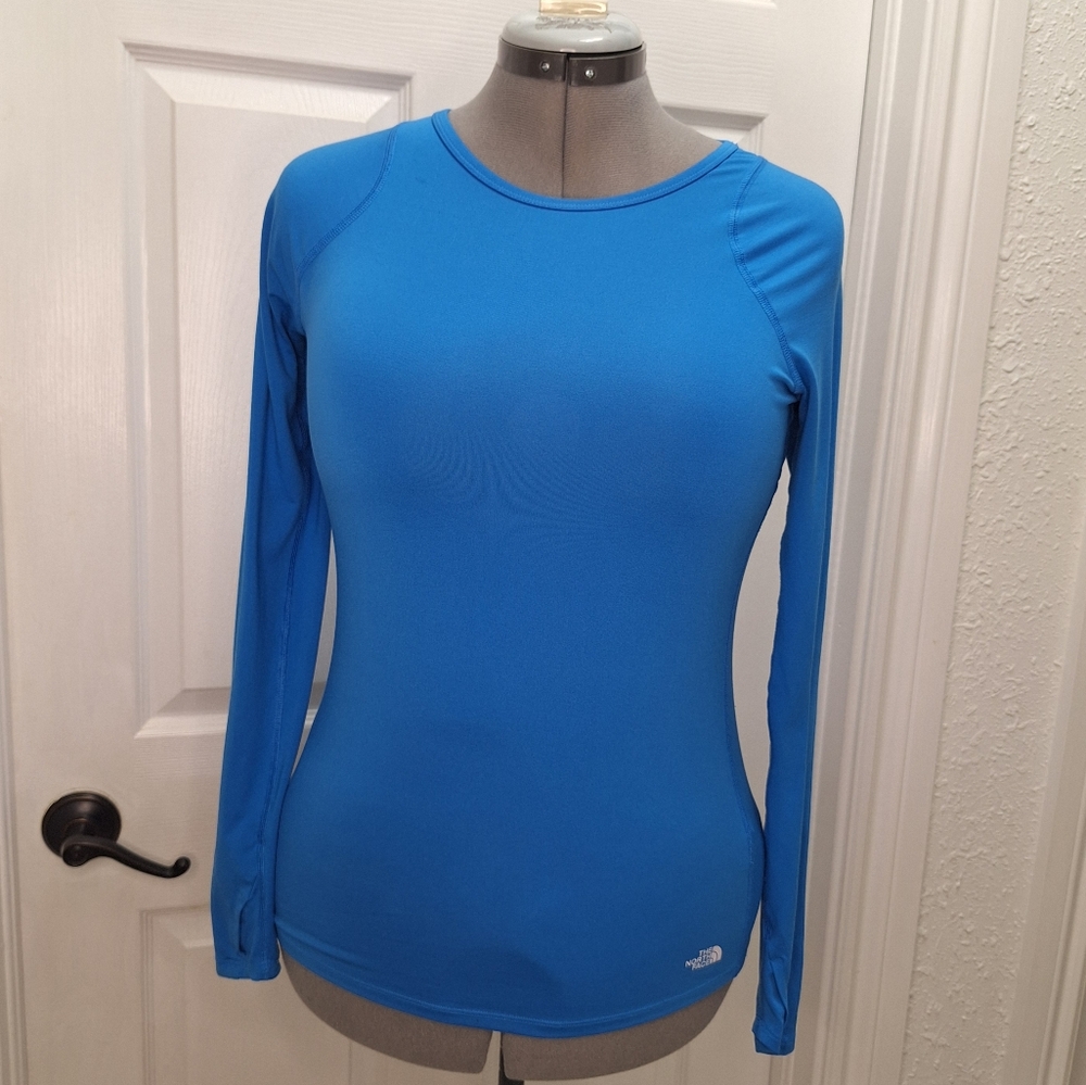 The North Face Women's Blue Long Sleeve Top